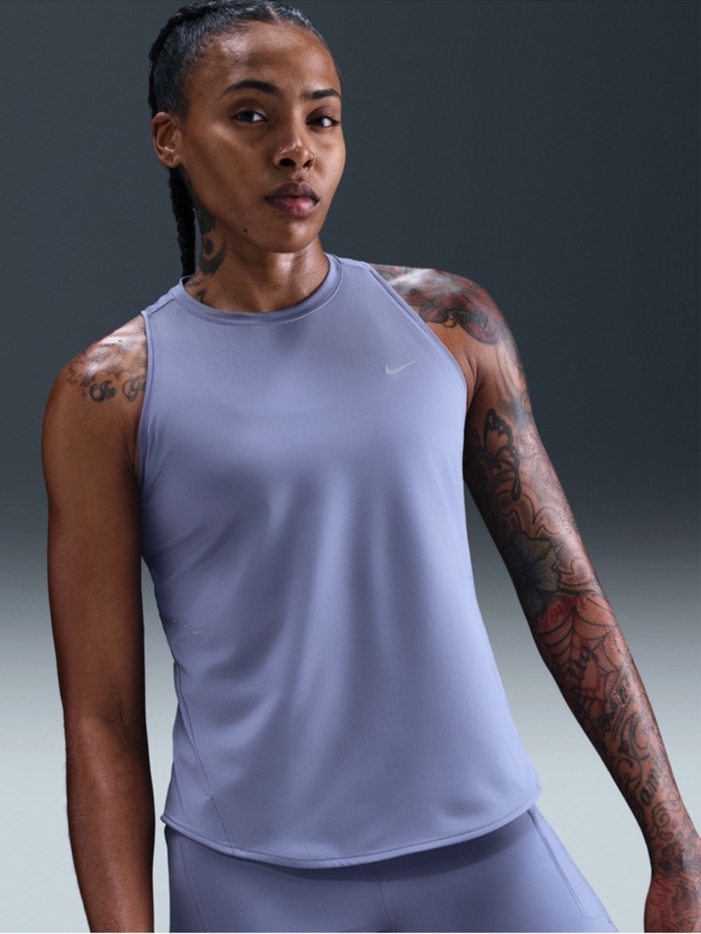 Nike Swift Dri-Fit Running Tank Top World Indigo
